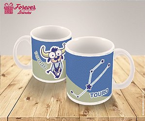 Caneca De Porcelana Signo Touro