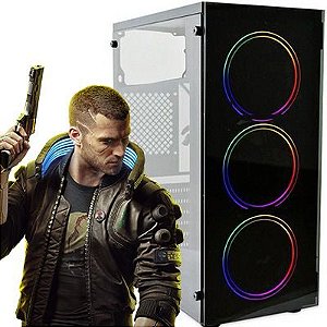 Computador  Intervia Gamer Ryzen 5 2600 3.40Ghz Six Core + 8GB DDR4 + HD SSD 240GB + RX 550 4GB DDR5