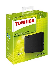 HD Externo Toshiba 2TB USB 3.0 Canvio Basics HDTB420XK3AA