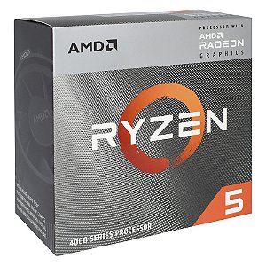 Processador AMD Ryzen 5 4600G 3.7GHZ (4.2GHZ Turbo Cache) 11MB AM4 c/ Vídeo ATI Radeon Vega 7 Intergrado