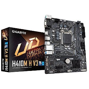 Placa Mãe Gigabyte H410M-H V3 Intel LGA1200 Micro ATX DDR4