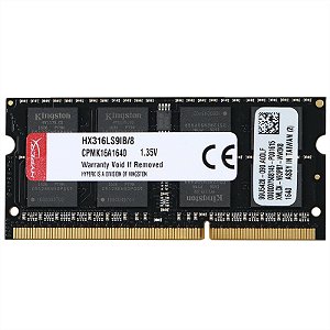 MEMÓRIA 8GB DDR4 2666 KINGSTON NOTEBOOK KVR26S19S6/8