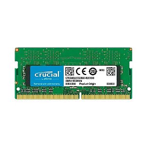 Memória Crucial 16B DDR4 2666 Notebook CT16G4SFD8266
