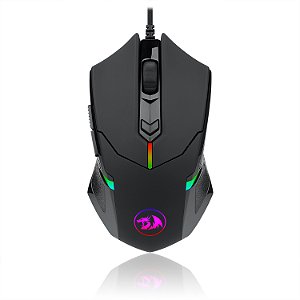 Mouse Gamer Redragon Centrophorus 2, Chroma Mark II RGB, 7200DPI, 6 Botões, Preto - M601-RGB