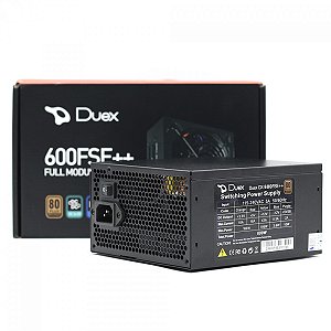 Fonte Gamer 600 Watts Duex 80 Plus Bronze DX 600FSE+