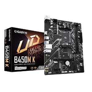 Placa Mãe Amd Am4 Gigabyte - B450M-K