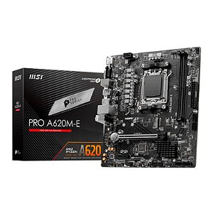 Placa Mãe MSI PRO A620M-E AM5 DDR5