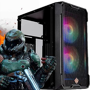 Computador Intervia AMD Ryzen 3 4100 + 16GB DDR4 + SSD 480GB + RX 550 4GB + Fonte 500W