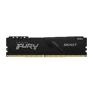 Memória DDR4 16GB 3200Mhz FURY Beast Black - KF432C16BB/16