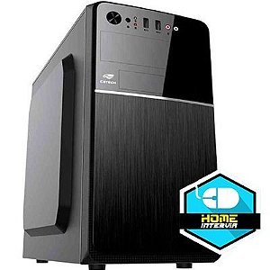 Computador Plus2 Core i3 7100 3.9Ghz + 4GB DDR4 + SSD 120GB + Gabinete