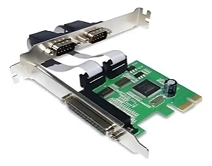 Placa Pci Express 2 Portas Serial 1 Paralela