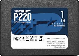 SSD Patriot 1TB P220 2.5" Sata 3 - P220S1TB25