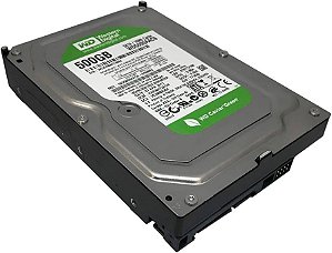 Hd Western Digital 500Gb 7200 RPM Wd5000aacs 3,5'' Prata - Recondicionado