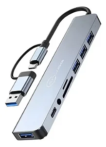 Hub Usb 3.0 Tipo C 8 in 1