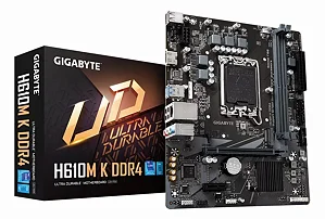 Placa Mãe LGA 1700 Gigabyte H610M-K DDR4 Intel