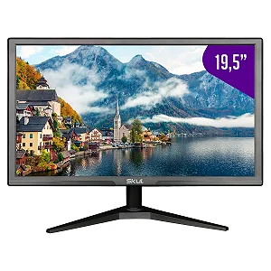 Monitor Skul 19,5" Office Led 5Ms 75 Hz Hdmi Vga - Sm1955Ms75Y