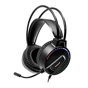Headset Gamer TGT B33, Rainbow, Drivers 50mm, Preto