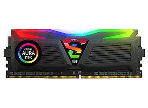 Memória Geil Super Luce RGB, 8GB 3000Mhz DDR4 CL16 - GALS48GB3000C16ASC