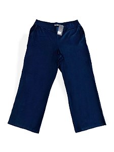 Calça Pantalona Plus Size em Visco Liso 6272
