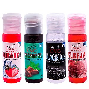 Gel Ice e Hot Comestível 15ml Soft Love