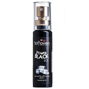 Power Black Ice Aromatizante Bucal 18ml - Hot Flowers