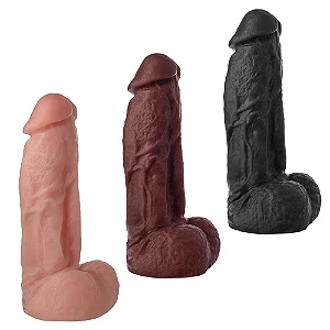 Consolo Pênis Realístico Grosso com Veias Salientes