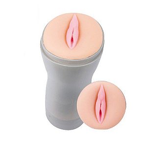 Masturbador Formato Vagina no Tubo com Vibrador - The Big Squeez Kabuki - Nanma