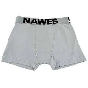 Cueca Boxer Em Cotton Juvenil Elástico Personalizado Nawes
