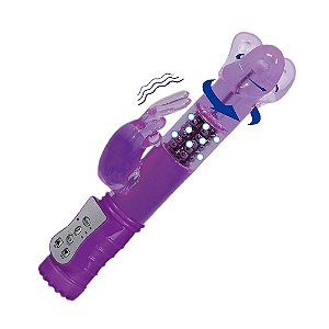 Vibrador Rotativo 7 Vibrações Com Rotação 360º Recarregável Sexy Import