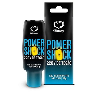 Power Shock 220v De Tesão Eletrizante Gel 15g Sexy Fantasy
