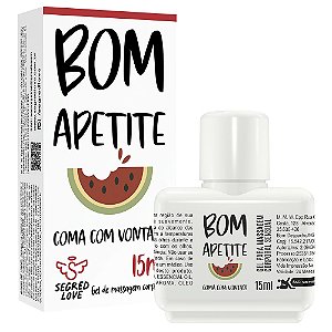 Bom Apetite Kit Com Tatuagem Temporária E Gel Beijável 15ml Segred Love
