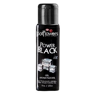 Gel Comestível Power Black Ice 35ml Hot Flowers