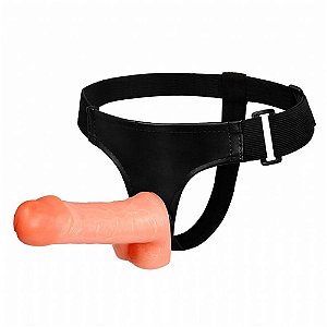 Cinta Com Pênis Em Silicone 17 Cm Sexy Import