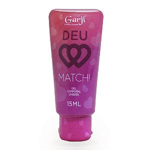 Deu Match Gel Comestível Excitante Unissex 15ml Garji