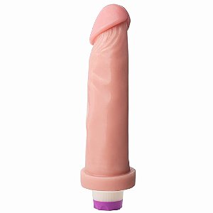 Pênis Vibrador 24 X 5,3 Cm Soul Sex - Bege