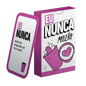 Jogo Eu Nunca Mozão Com 50 Cartas Ext