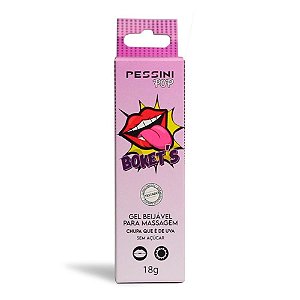 Boket´s Gel Beijável Chupa Que é De Uva Linha Pop 18gr Pessini