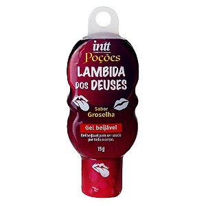 Lambida Dos Deuses Gel Beijável 15gr Linha Poções Intt - Groselha