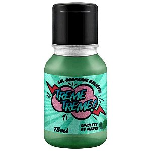 Treme Treme Gel Corporal Beijável 15ml Garji - Chiclete De Menta
