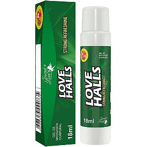 Love Halls Gel Aromatizante Bucal 18ml Segred Love - Menta