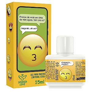 Emoji Do Prazer Chegando...uhuu!!! Gel Funcional Esfria 15ml Segred Love