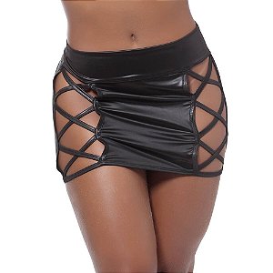 Mini Saia Trançada Linha Madame-x Dominatrixxx