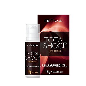 Total Shock Gel Eletrizante Beijável 15g Feitiços - Chocolate