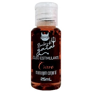 óleo De Cravo Estimulante Com Efeito Dessensibilizante 25ml Banho De Gata
