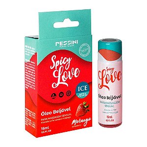 Gel Comestével Spicy Love Esquenta E Esfria 15ml Pessini