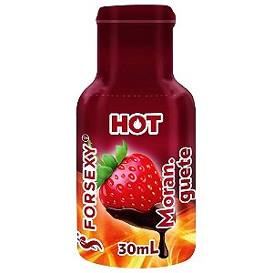 Gel Hot Beijável 30ml For Sexy - Moranguete