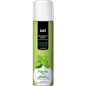 Desodorante íntimo Jato Seco Eros Frescor E Bem-estar 166ml/90gr Intt - Menta