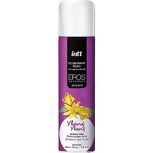Desodorante íntimo Jato Seco Eros Frescor E Bem-estar 166ml/90gr Intt - Ylang Ylang