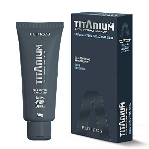 Titanium Gel Potencializador Masculino 30gr Feitiços