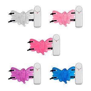 Butterfly Com Vibro Cores Variadas Pau Brasil